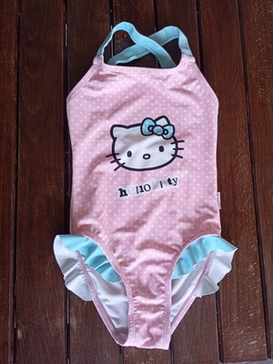 Hello Kitty Παιδικό ολόσωμο μαγιό σαν καινούργιο, μέγεθος 4 ετών, ροζ