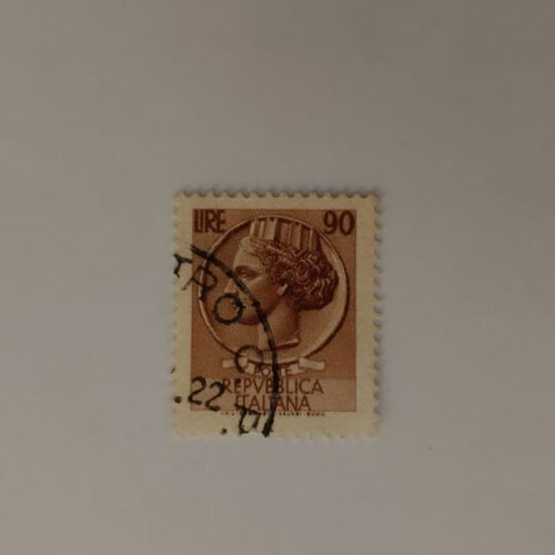 Italy 90 Lira Stamp 1948 like new
