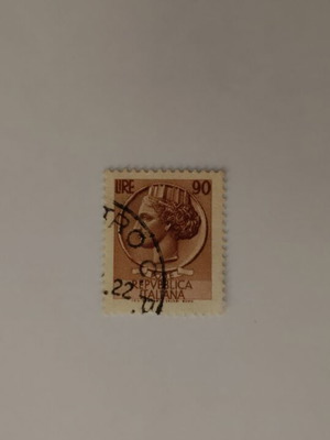 Italy 90 Lira Stamp 1948 like new