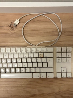 Apple A1048 wired keyboard used with defective keys