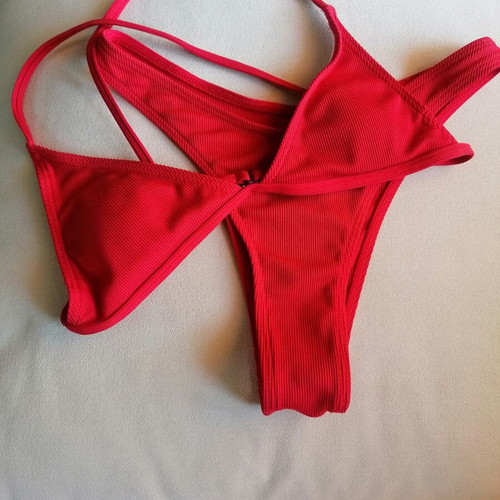 Shein women's swimsuit like new, red coral color, size S