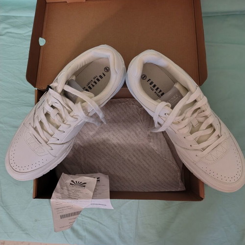 Funky Buddha men's white casual shoes size 44 new