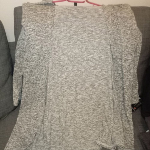 Divided cardigan gray used, size medium