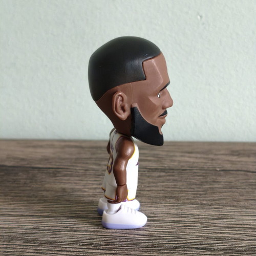LeBron James LA Lakers collectible mini figure used authentic