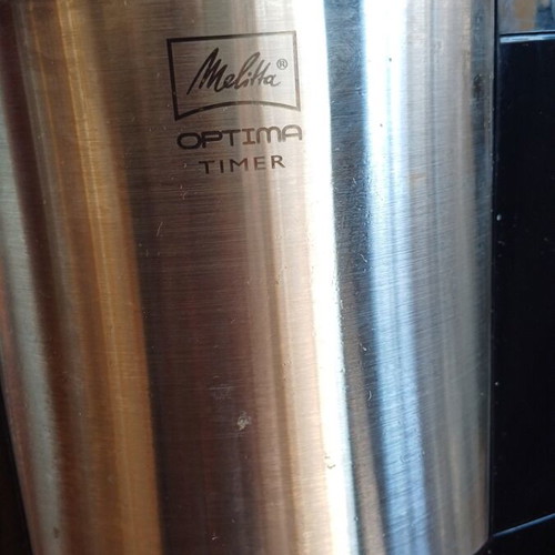 Melitta Optima Timer Filter Coffee Maker used with timer