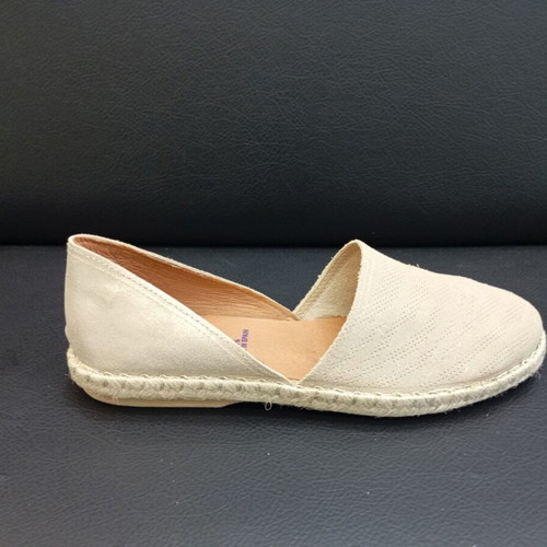 Ace espadrilles beige genuine leather new, size 40