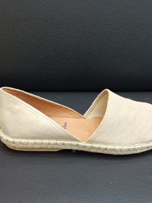 Ace espadrilles beige genuine leather new, size 40