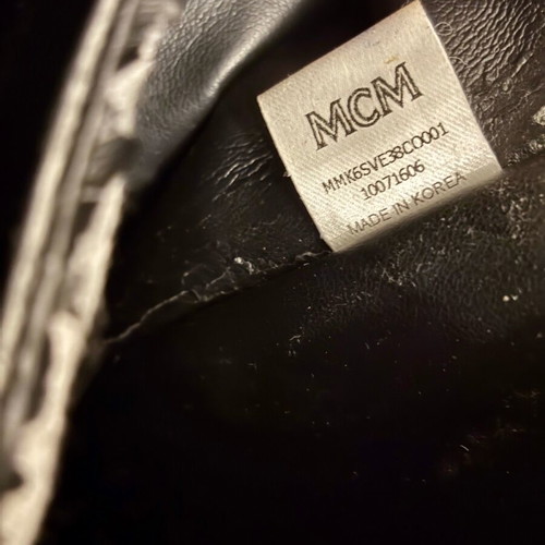 Unisex MCM backpack used, large size, beige