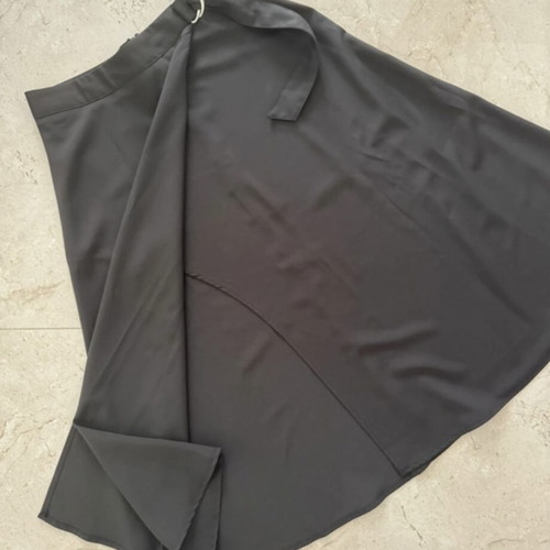 Asymmetric women's skirt black, like new, size XS