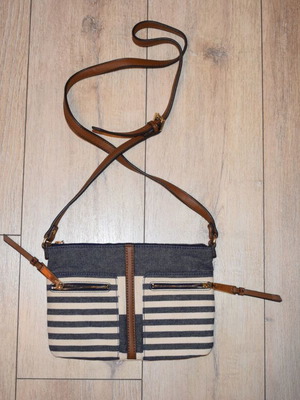 Tommy Hilfiger shoulder bag like new, white and blue
