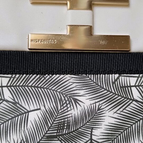 Hispanitas handbag used, black and white