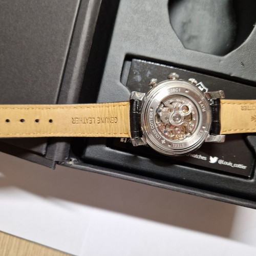 Louis Cottier men's watch new automatic skeleton movement