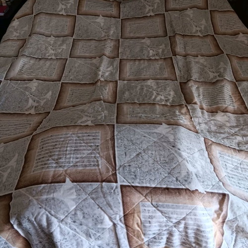 Two-sided quilt used for double bed 195x230 cm