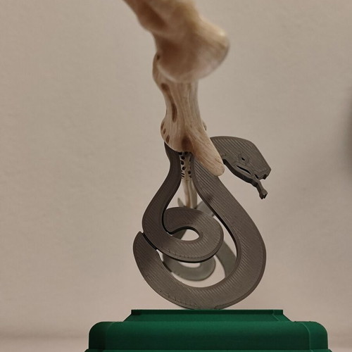 Harry Potter Hogwarts Slytherin Wand Stand new 3D printed