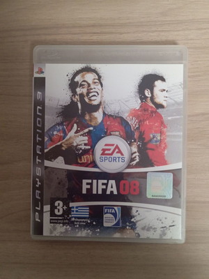 FIFA 08 PlayStation 3 παιχνίδι μεταχειρισμένο με θήκη και manual