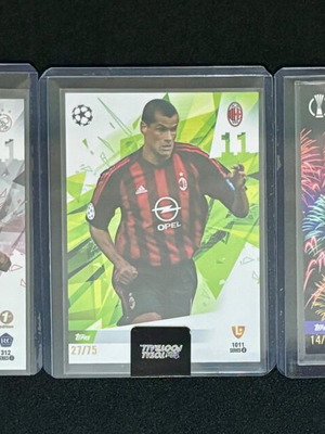 Topps Total Football collectible cards like new Forbs RC, Rivaldo, Gonzalez