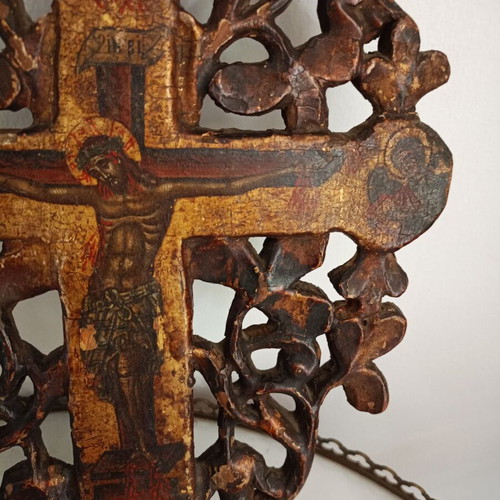 Double-sided 18th Century Blessing Cross used with certificate
