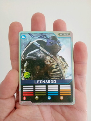 Колекционерска карта Ninja Turtles Leonardo употребявана