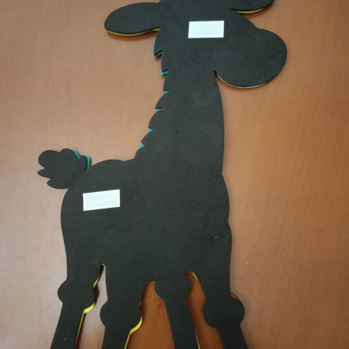 Decorative Wall Animals like new, foam material, giraffe and horse set