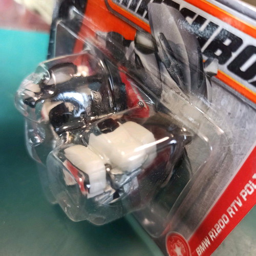 Matchbox BMW R1200 RTV Police Motorcycle new sealed 2017