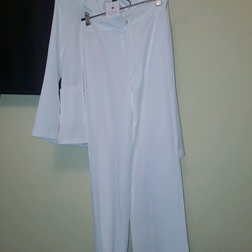 Women's suit set new, white, size S