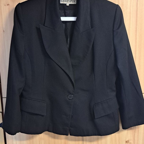 Chrisper women's blazer plus size black, like new