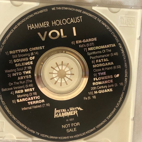 Hammer Holocaust CD used, 1995, vol 1