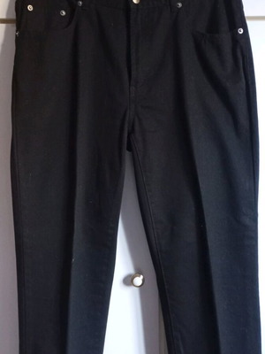 Men's cotton pants like new, black, size L/XL