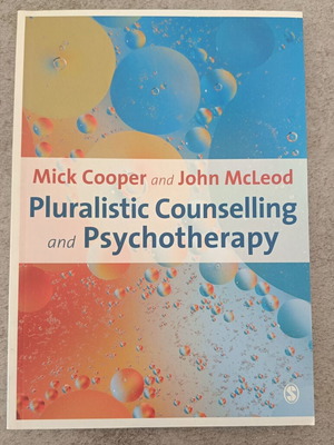 Pluralistic Counselling and Psychotherapy book like new