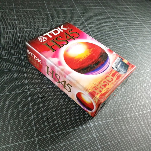 TDK HS45 VHS-C video camera cassette new sealed