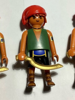Playmobil 3 custom figures like new, genuine parts