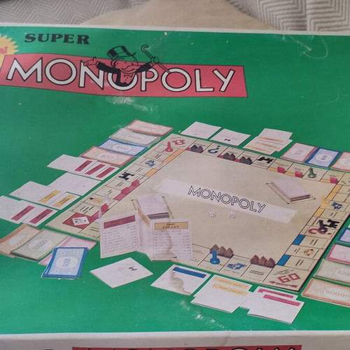 Vintage Greek Super Monopoly board game, new condition