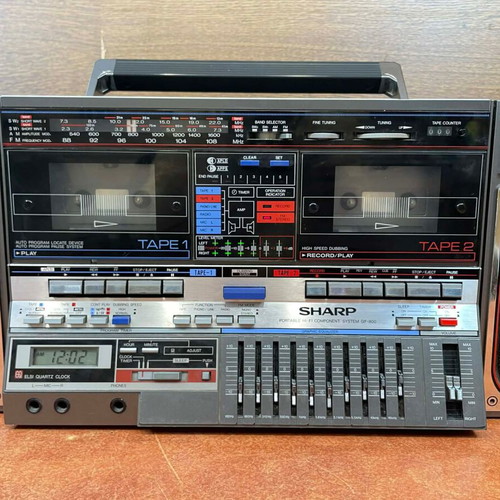 Sharp GF-800Z (D) Stereo Cassette Boombox used