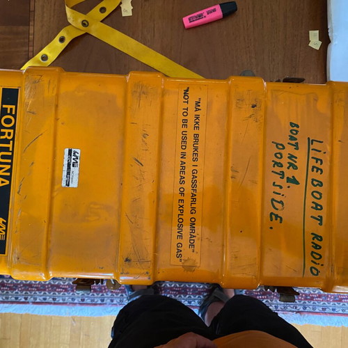 Fortuna Marine Life Boat Survival Kit used with Portable Radio and Flare
