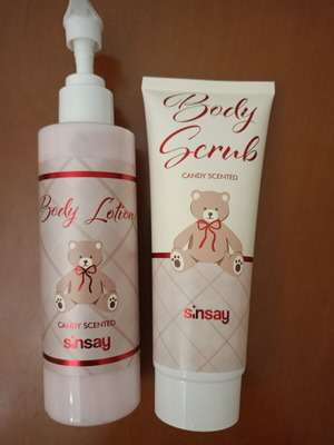 Σετ περιποίησης Sinsay Candy Scented σαν καινούργιο με αρκουδάκι