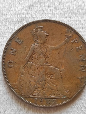 Νόμισμα United Kingdom 1 Penny 1932 George V μεταχειρισμένο