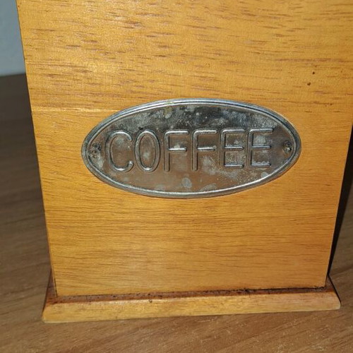 Coffee storage container used