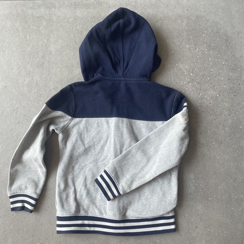 Polo Ralph Lauren Boys' Hoodie Jacket like new, age 7, gray and blue