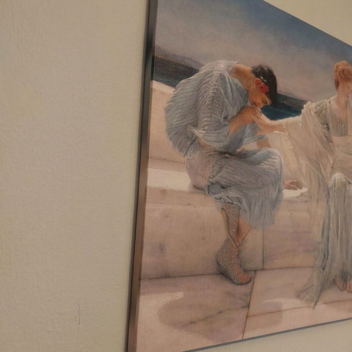 Paintings on canvas used by a known artist