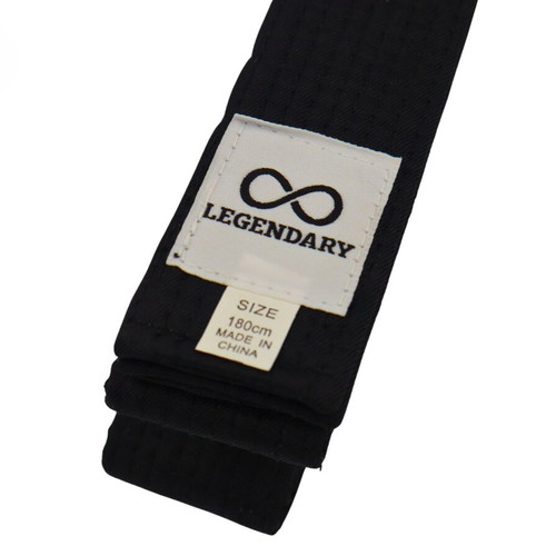 Legendary black martial arts belt new