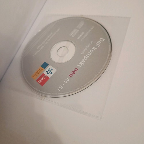 Three German language learning books like new with CD