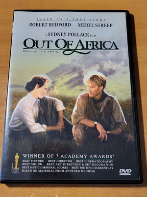 Out of Africa 1985 DVD slim case with subtitles