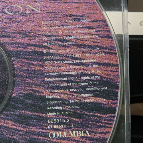 Celine Dion My Heart Will Go On CD used, Titanic soundtrack