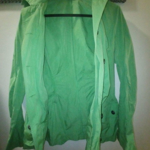 Spring jacket size S new, green