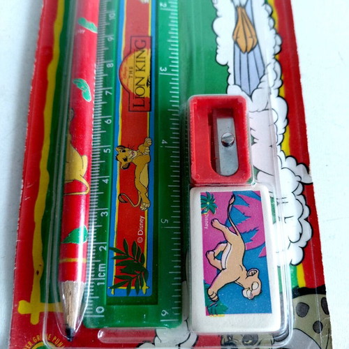 The Lion King school pencil set 90's new