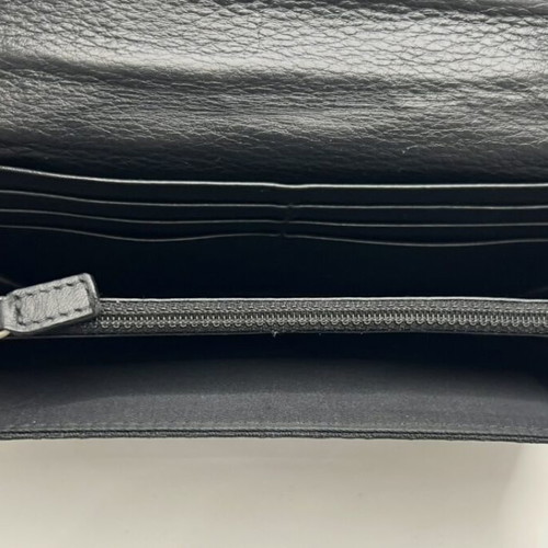 Dior black trotter canvas wallet used with dustbag