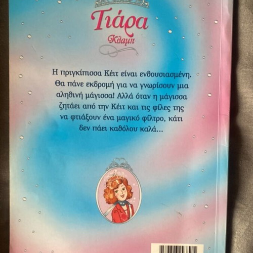 Children's Book Tiara Klamp Like New