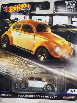 Hot Wheels Premium 2019 Volkswagen Classic Bug μεταλλικό αυτοκίνητο Σφραγισμένο