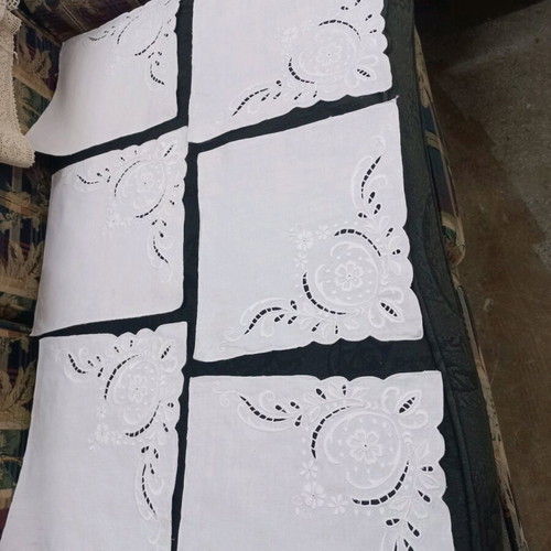 Antique Collection Handmade Embroideries, Cutwork and Knits like new, 200 pieces