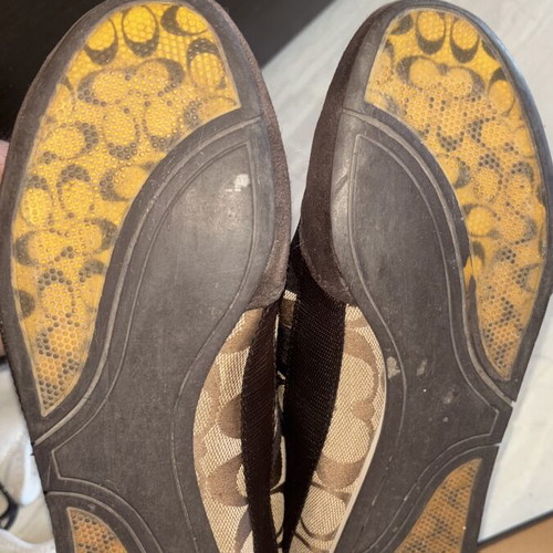 Coach Harmonie sneakers size 41, beige and brown